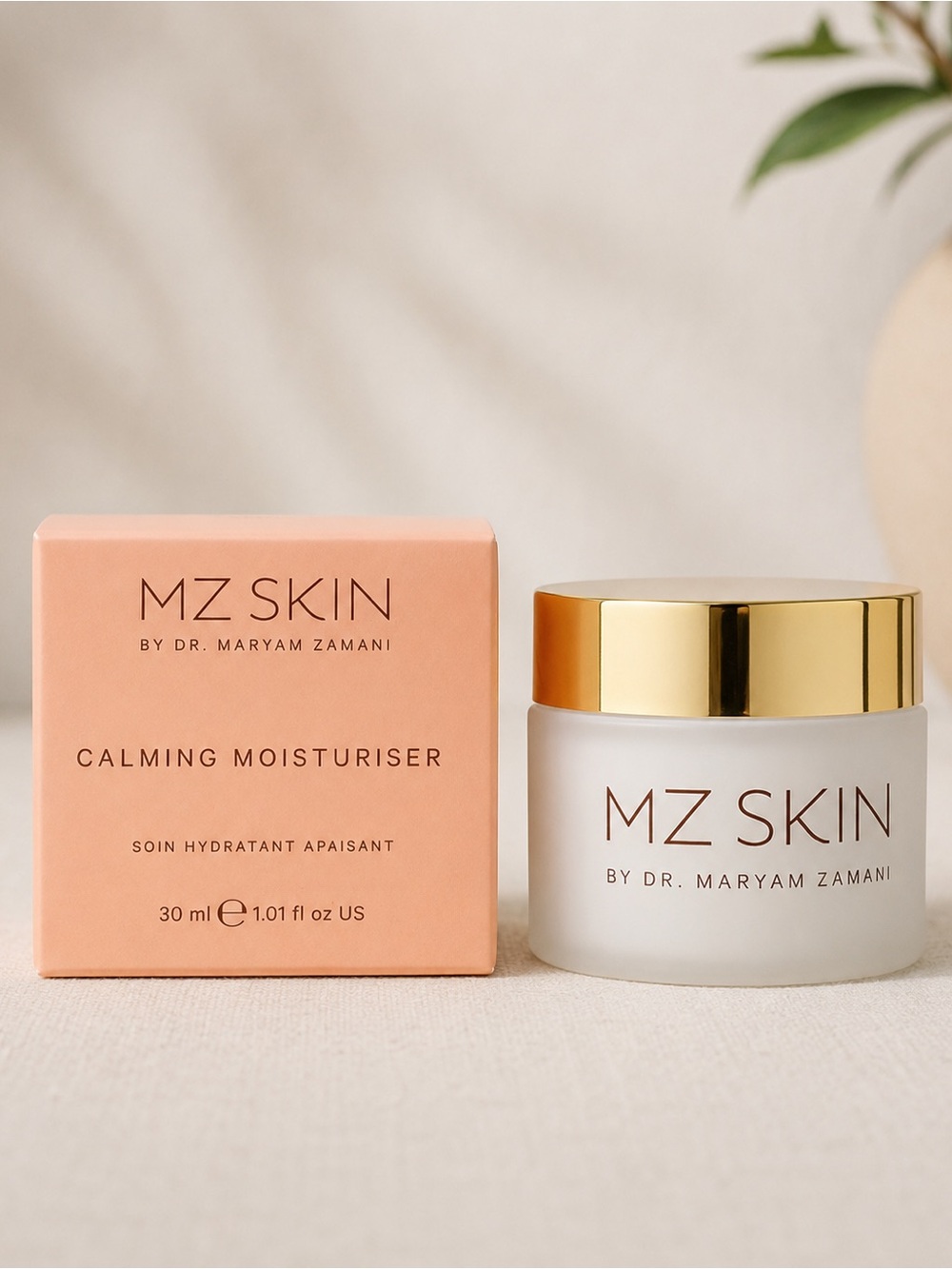 MZ Skin Calming Moisturiser 30ml Dr Maryam Zamani Luxury Face Cream